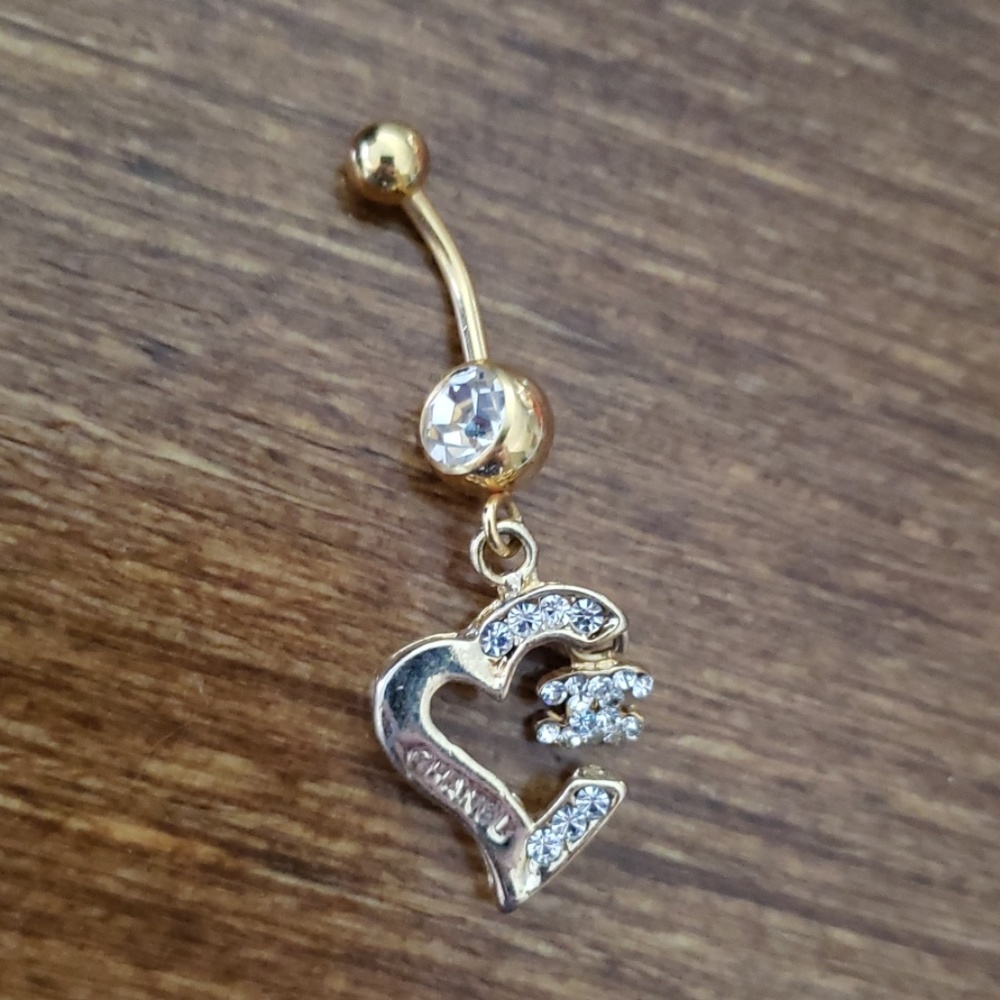 Chanel belly button ring